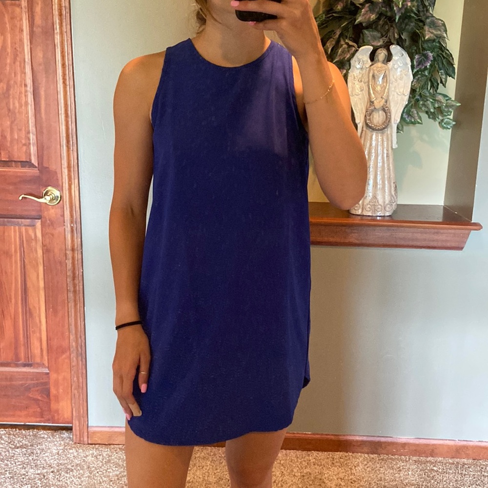 Blue Dress Monteau Size S